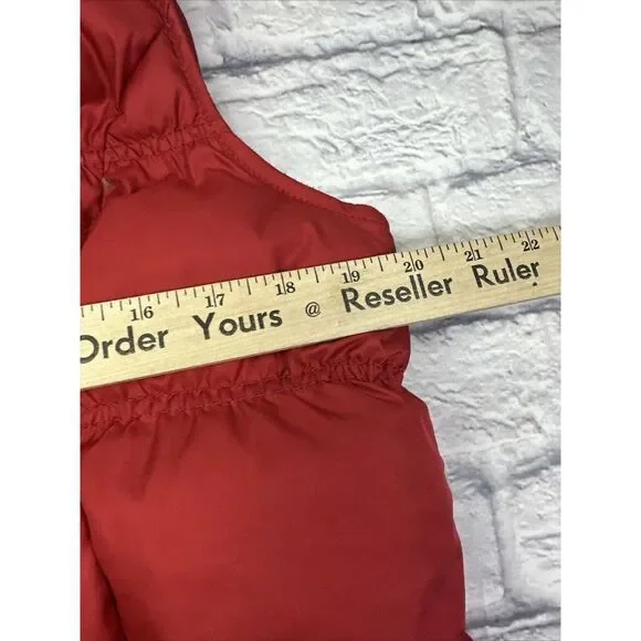 Tommy Hilfiger Red Puffer Vest - Picture 7 of 9